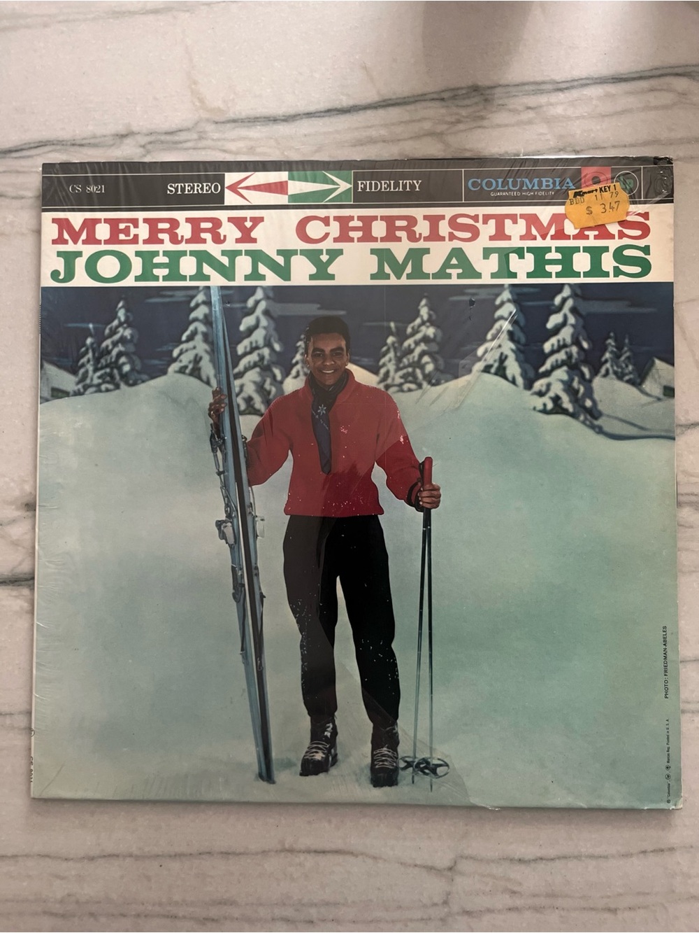Johnny Mathis Merry Christmas 1965 Columbia Records LP